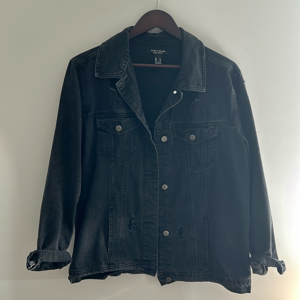 BLACK DENIM JACKET